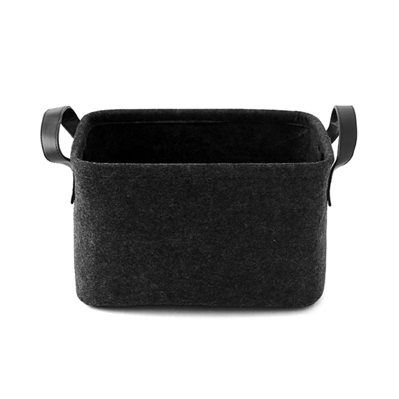 Felt Storage Basket and Tote Bag for Organizing