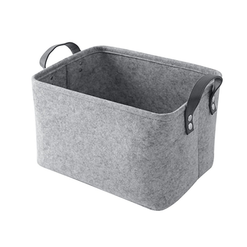 Felt Storage Basket and Tote Bag for Organizing