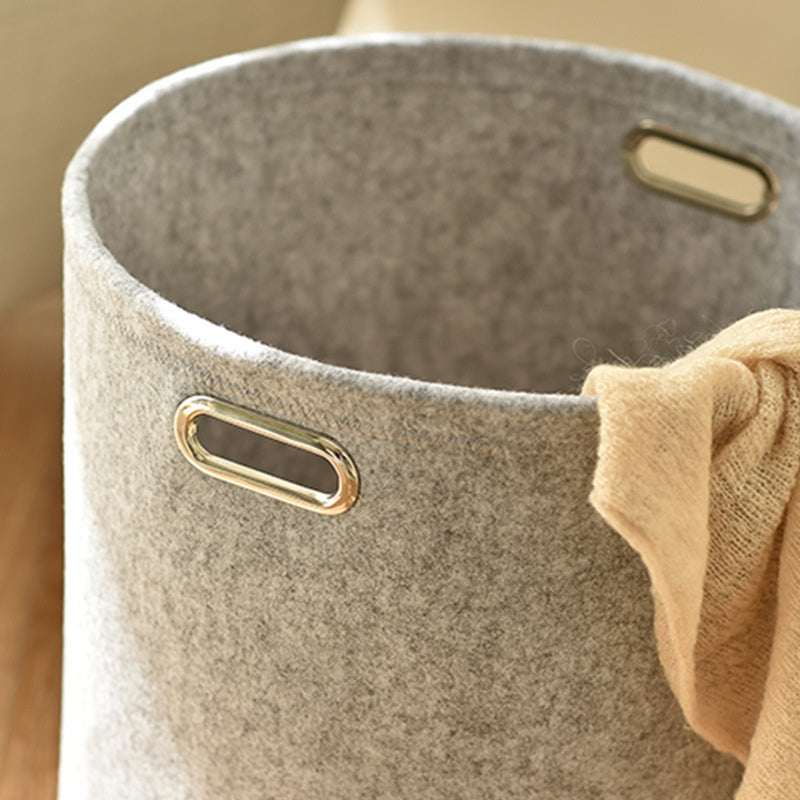 Felt Storage Box, Laundry Basket, and Bin Set